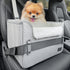 PETSFIT Dog Booster Car Seat, Waterproof PU Leather Dog Car Seats for