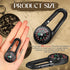 Magnetic Compass Keychain, Small Pocket Survival Mini Compass for Hiking and Camping