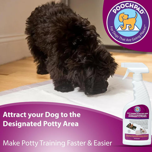 Potty Training Attractant Spray for Dogs & Puppies: 16 oz, Indoor & Outdoor Use, Housebreaking Supplies