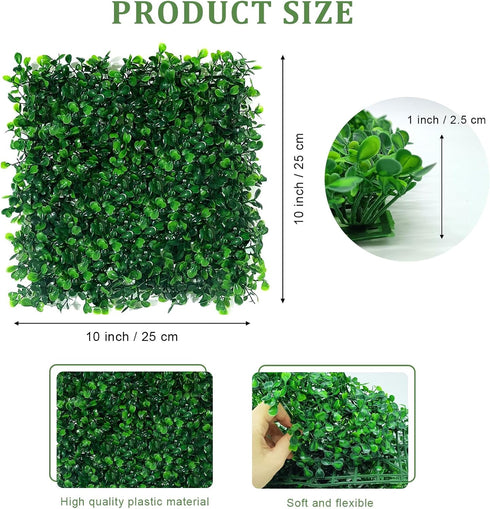 Generic 2 10x10 Inch Pieces Hermit Crab Climbing Toys, Faux Grass Hermit Crab Climbing Wall Mat Reptile Tank Decor