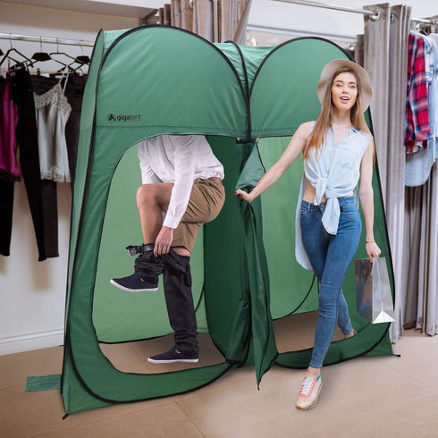 GigaTent Two Room Pop Up Pod, Portable Shower, Camping Shower, Privacy Tent, Camping Bathroom