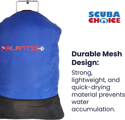 Scuba Choice Palantic Lobster Catch Gear Nylon Game Bag Net - 27"x17.5", Blue