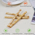 MON2SUN 5 Inch 120 Count Dog Rawhide Twist Sticks Chicken Flavor Thin Sticks Rawhide Chews Treats for Puppy and Small