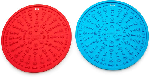 1 Lick Mat for Dogs & Cats Fun-Filled Dog Distraction Pad with Suction Cups, Ideal for Treat Time, Grooming, and Dental
