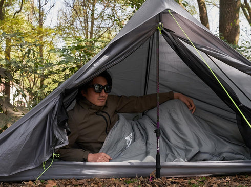 Ultralight Backpacking Sleeping Bag 1.7lbs, Warm Weather 50?-63?, Waterproof Compact Lightweight