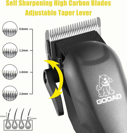 Trimmer Trimmer Dog Clippers for Grooming,Dog Grooming Kit for Heavy Thick Hair&Coats/Low Noise Rechargeable Cordless