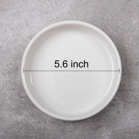 Classic Ceramic Pet Bowl for Cats, 12 Ounce Dish for Food and Water