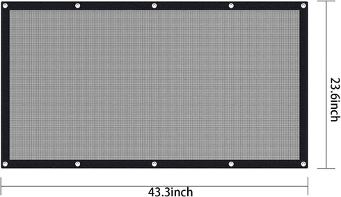 STARROAD-TIM (43in 23.6in) Dog Car Barrier Vehicle Pet Barrier Backseat Mesh Dog Car Divider Net with Adjusting Rope