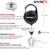 SAMSFX Fly Fishing Line Clipper Knot Tying Tool with Retractor, Hook Sharpener, Quick Knot Tool & Eye Cleaner
