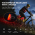 VICTAGEN Rechargeable Bike Lights Set, Front and Rear, 8500lm High Brightness Safety Lights for Night Riding