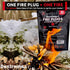 Waterproof Fire Plugs (50) Fire Starter for Campfires, Emergencies, Survival, Fire Pits, Grills | 5+ Minute Burn | All