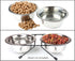 Greendale 2 Pack Stainless Steel Dog Bowls, 20 Cup Capacity, Perfect for Food and Water