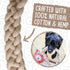 HuggleHounds Natural Rope Knottie - Leather Dog Toy for Aggressive Chewers, Stuey Sock Monkey
