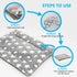 Dog Bed Mat, Reversible Crate Pad for Medium Small Dogs, Portable Soft Pet Bed Mat, Machine Washable (24-inch)