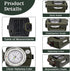 Hiking Compass for Survival, Waterproof Durable Pocket-Sized Tactical Compass with Lanyard & Pouch for Navigation