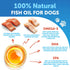 Omega 3 Fish Oil for Dogs - Better Than Salmon Oil, Liquid Fish Oil for Pets, Skin and Coat Food Supplement