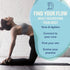 NewMe Fitness Yoga Mat, Large, 5mm Thick, 68 Inch Long, Non Slip with 70 Printed Yoga Poses for Home and Gym
