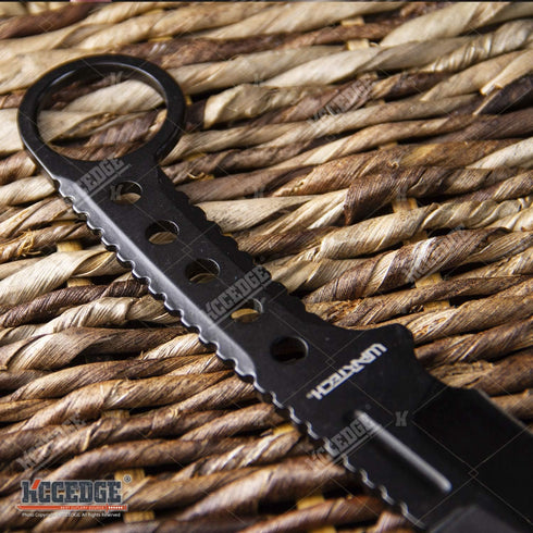 Tactical Knife, Hunting Survival Knife, Full Tang Fixed Blade with Kydex Sheath, Razor Sharp Edge