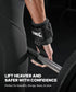 DMoose Fitness Weight Lifting Hooks (Pair) for Deadlifts, Pull Ups, Rows & Shrugs - Anti-Rip Nylon Strap Hand Grips
