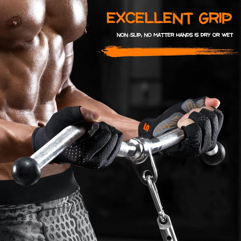 SueStar 2022, Workout Gloves - Men Women Weight Lifting Gym Gloves with Full Palm Protection, Excellent Grip, Ultra