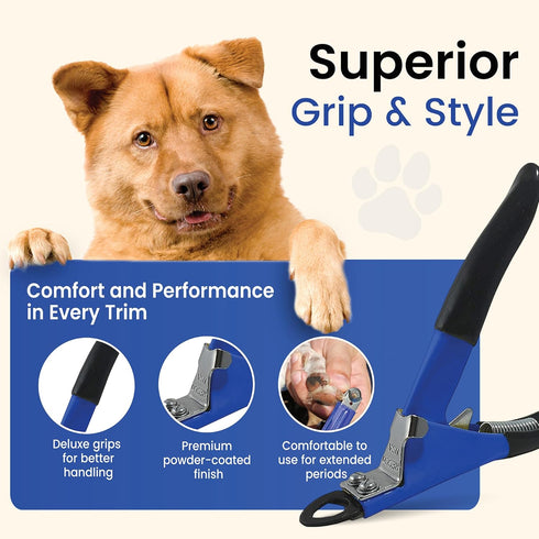 Trimmer Resco Original Deluxe Dog Nail Clippers - Professional USA-Made Guillotine - Heavy Duty Steel for Small