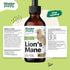 Lion's Mane Mushroom Supplement for Dogs, Liquid Drops for Brain Health, Vegan Vitamins for Focus - 4 oz