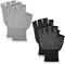 Xthrotsenk 2 Pairs Fingerless Gloves Men Anti-Slip Gym Glove for Women Exercise Sports