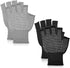 Xthrotsenk 2 Pairs Fingerless Gloves Men Anti-Slip Gym Glove for Women Exercise Sports