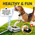 Dog Outdoor Fountain Step On | Paw Activated Drinking Pet Dispenser for Fresh Water