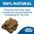 Best Bully Sticks Premium 6 Inch Beef Trachea Dog Chews (20 Pack) - 100% Beef, Grain-Free, All-Natural, Promotes Dental