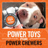 Hammer BULLYMAKE Silver Tough Chew Toy for Dogs, Durable Nylon Dog Toys for Aggressive Chewers, Dental Stimulating