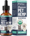 PB Pets Organic Hemp Oil for Dogs and Cats - Liquid Supplement for Calming,