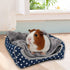 BWOGUE Cozy Guinea Pig House Bed, Large Hideout for Dwarf Rabbits, Hedgehog, Bearded Dragon Winter Nest