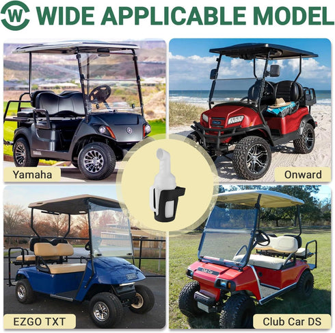 Universal Golf Cart Sand Bottle - Divots Filler Sand Bottle for Club Car, EZGO, Yamaha Model (1set /2set)