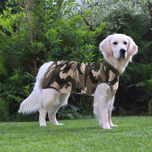 SAWMONG Recovery Suit for Dogs - Breathable Dog Onesie After Surgery, Camouflage, X-Large