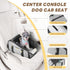 9 Lbs X-ZONE PET Dog Car Seat Pets Center Console Portable Booster Seats with Washable Cushion Safety Belt for Small