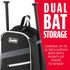 Franklin Sports Kids MLB Baseball Batpack Bag - Youth Baseball, Softball + Teeball Backpack, Holds (2) Bats
