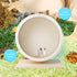 9in 2 Hamster(9in) Silent Hamster Wheel with Natural Chew Toys - Wooden Exercise Wheel with Removable Track, Quiet