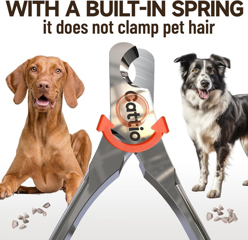 Trimmer Trimmers Dog Nail Clippers - All Steel Material, Built-in Spring,Heavy Duty Dog Nail Full Metal Razor Sharp