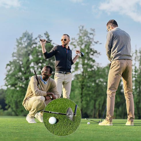 ToVii Golf Alignment Rods, Upgraded Magnetic Golf Club Alignment Stick, Training Aid for Golf Shot Visualization