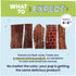 Pawstruck Premium Beef Jerky Dog Treat Chews - 4"-6" Strips for Hip & Joint Health, 15 Count, No Added Preservatives