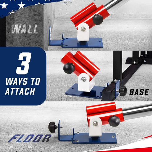 Yes4All T Bar Row Platform, Landmine Attachment for Barbell fits 1” Standard Bar & 2” Olympic Bar, T Row Handle