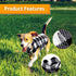 ASENKU Plaid Dog Sweater, Soft Comfortable Fleece Vest for Small & Medium Breeds, Warm Winter Dog Shirt (M, Black)