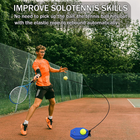 Tennis Rackets for Adults, 2 Players Recreational Set for Beginners with 4 Tennis Balls, 3 Overgrips, 1 Tennis Bag