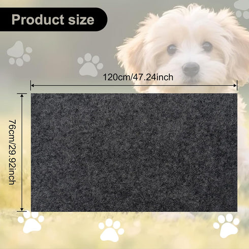 30x47 Inch Dog Crate Mat, Non-Slip Waterproof Dog Playpen Mat, Washable Kennel Mat, Absorbent Under Pet Cage Mat