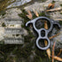 NewDoar 50KN 11000 LBF Rescue Figure 8 Descender - Large Bent-Ear Belaying & Rappelling Gear for Climbing