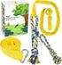 XiaZ Dog Bungee Tug Toy, Outdoor Hanging Tug of War Toy for Small Medium Large Dogs