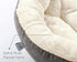 Love's cabin Round Donut Cat and Dog Cushion Bed, 20in Anti-Slip & Water-Resistant Bed, Washable Luxury Gray