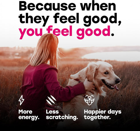 24-in-1 Dog Multivitamin Chews Dog Vitamins and Supplements with Glucosamine, Chondroitin, Probiotics, Salmon Oil