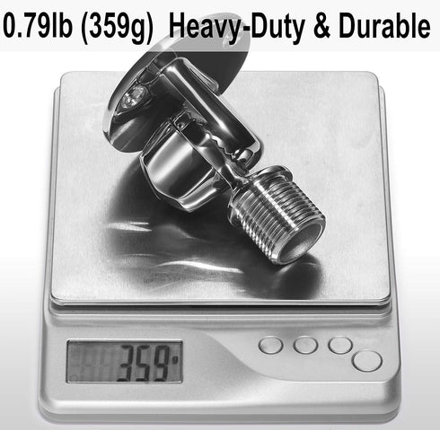 Mounts,316 ZOMCHAIN Ratchet Rail Mount, Marine VHF Antenna Stainless Steel Adjustable Base Mount for Boat